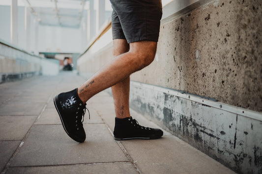 'Rent Rich' High Top Sneakers - Rent Rich