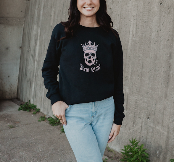 Queen - Crewneck Sweatshirt - Rent Rich