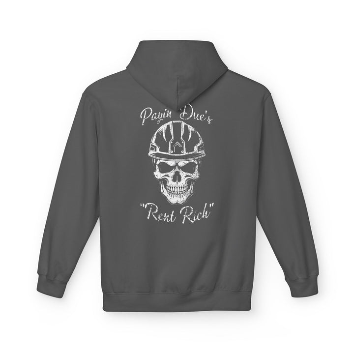 Payin' Due's Skull Construction Hoodie - Rent Rich